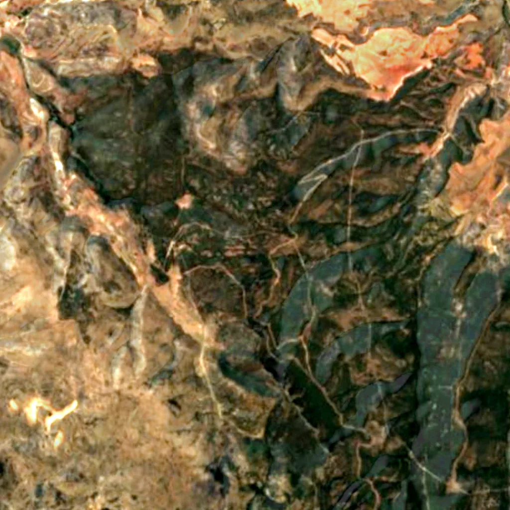 The ground above Abrigo del Arquero de los Callejones Cerrados (Sentinel-2)