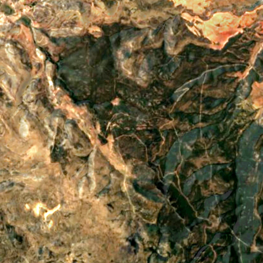 The ground above Abrigo del Ciervo (Sentinel-2)