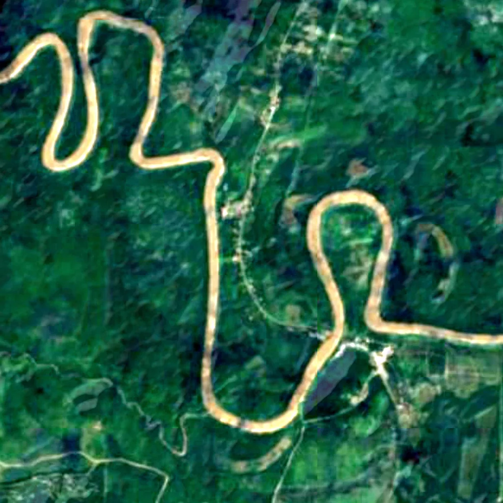 The ground above Agop Batu Tulug Caves (Sentinel-2)