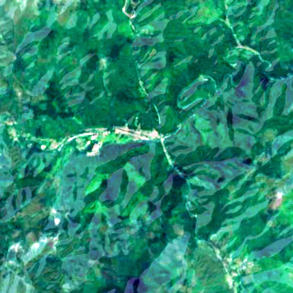 The ground above Akkadō (Sentinel-2)