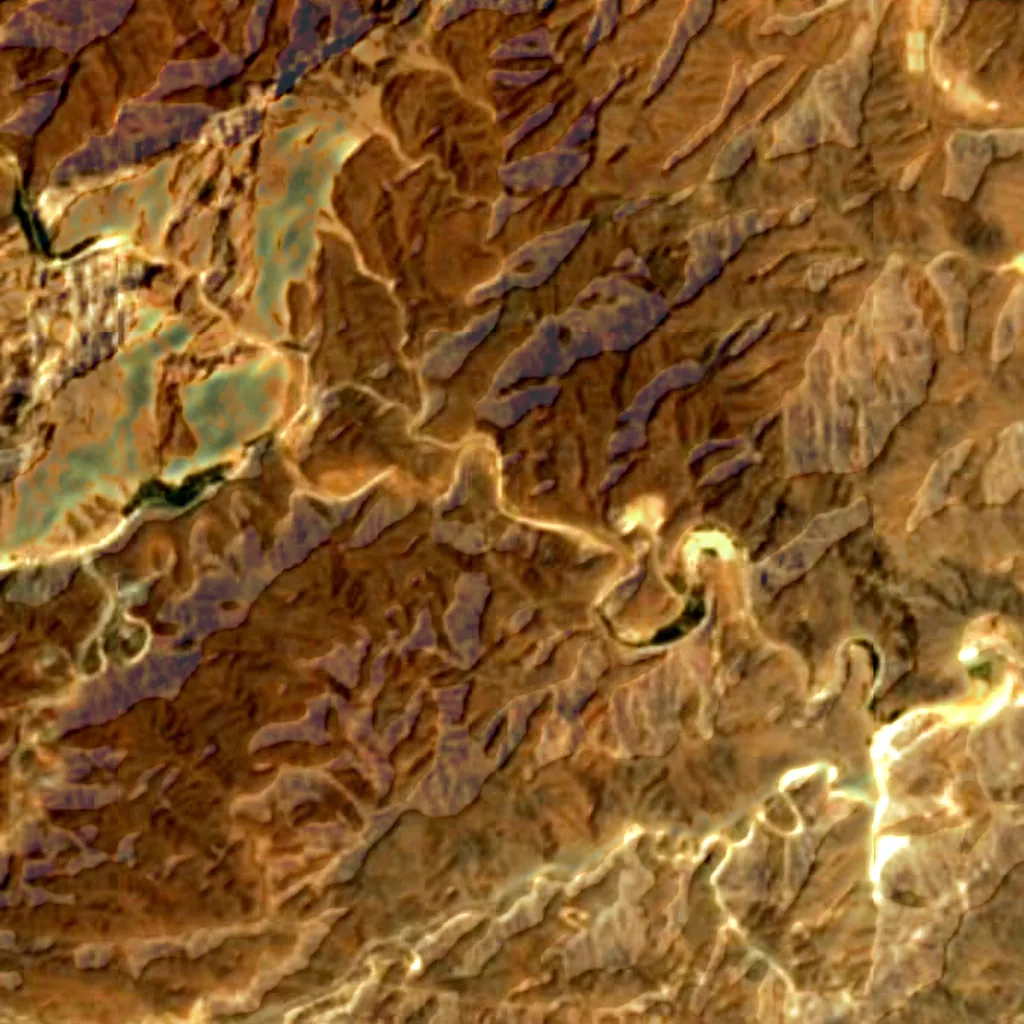 The ground above Al Nahwa Cave (Sentinel-2)