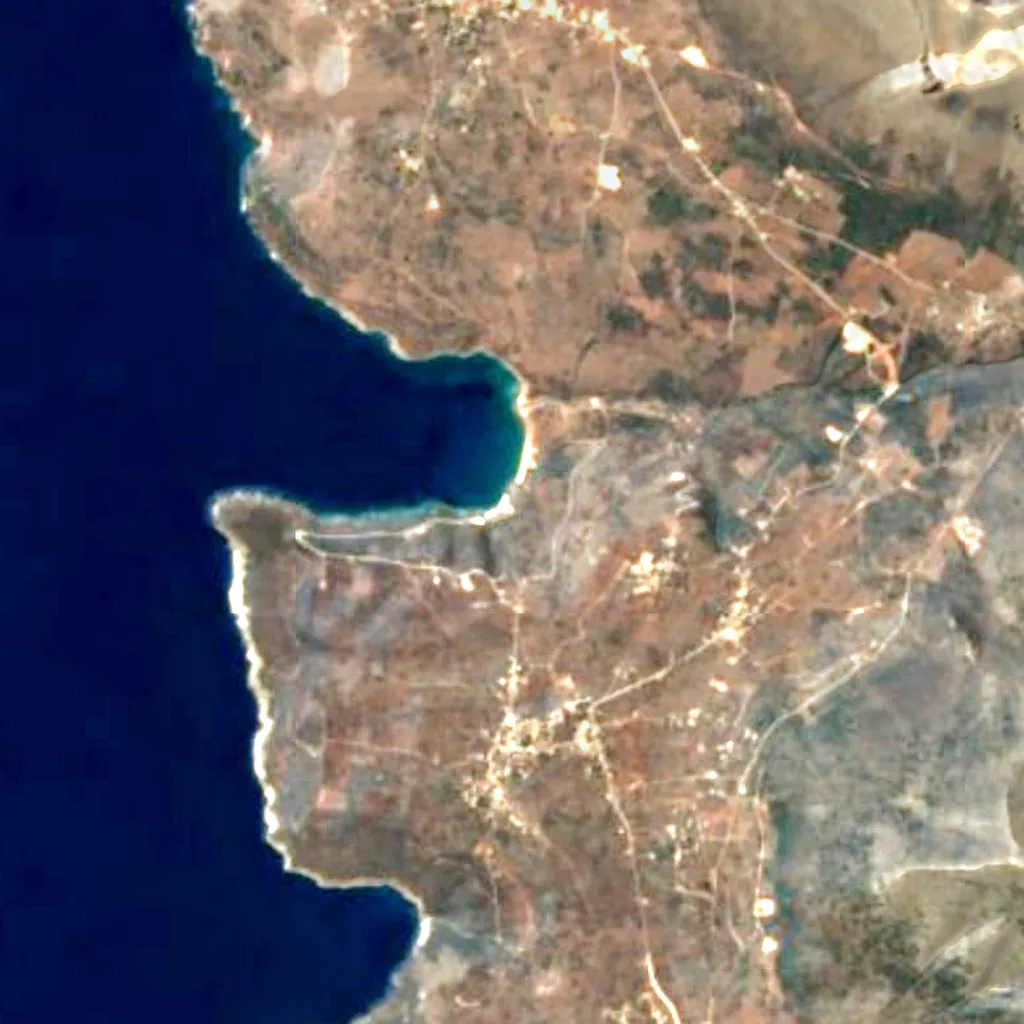 The ground above Alepotrypa cave (Sentinel-2)