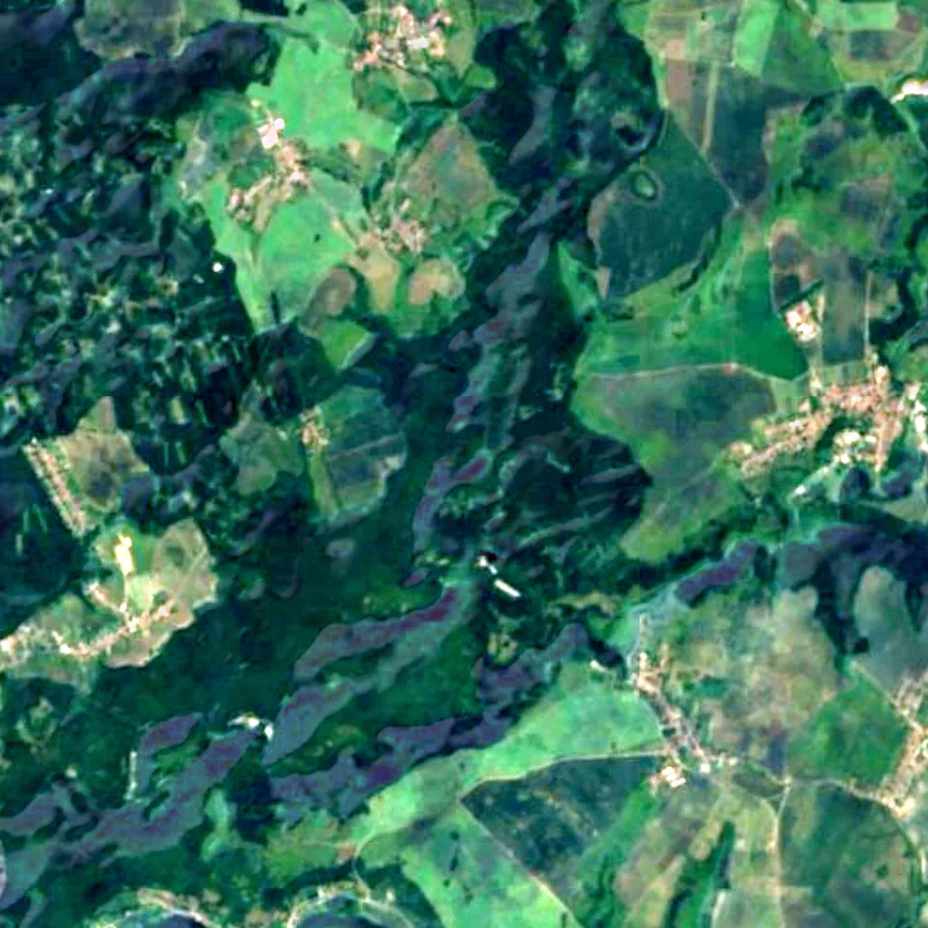 The ground above Amatérská Cave (Sentinel-2)