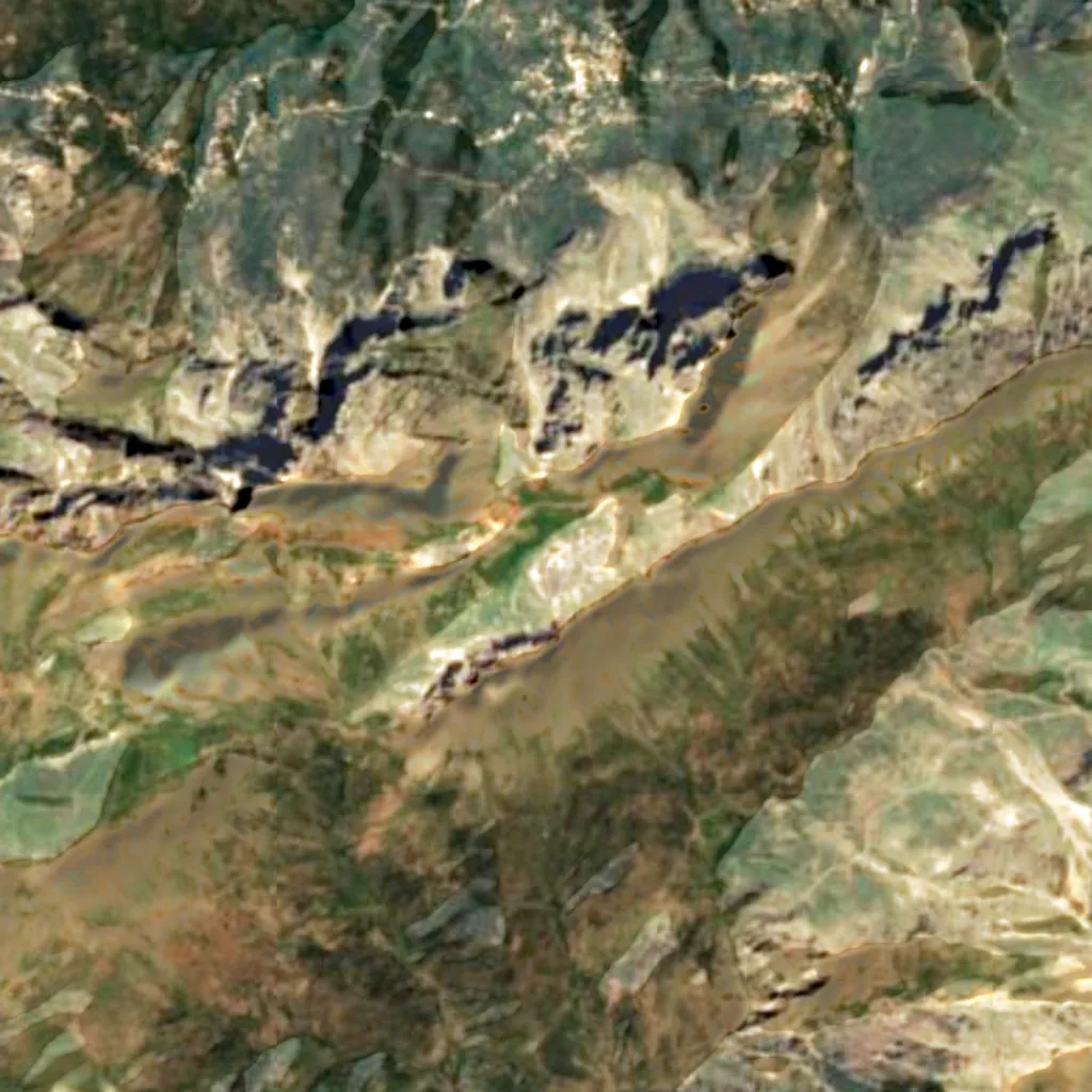 The ground above Anou Boussouil (Sentinel-2)