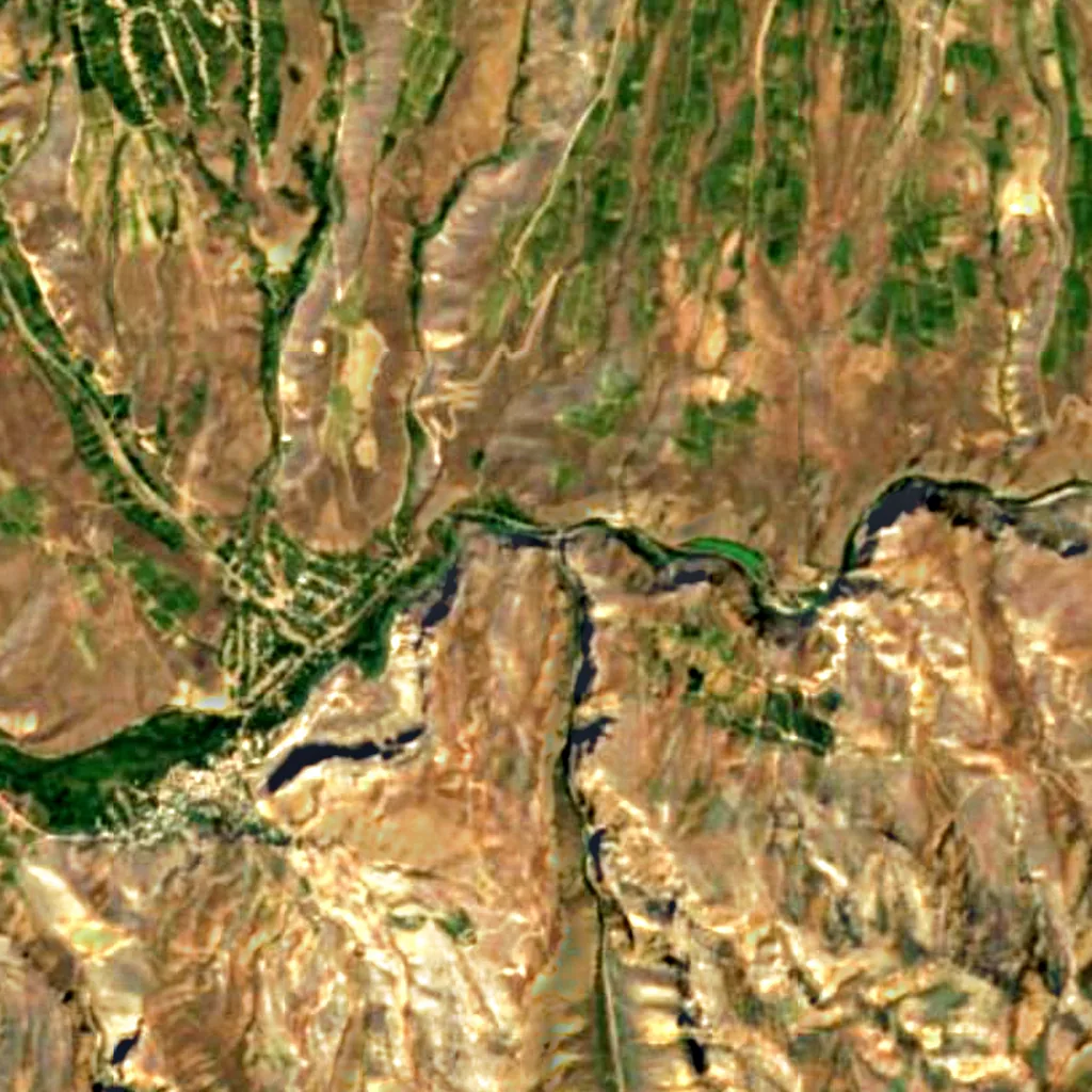 The ground above Areni-1 cave complex (Sentinel-2)