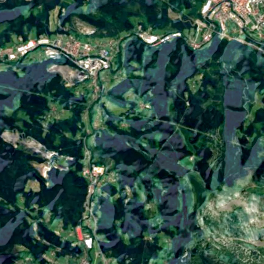 The ground above Arlanpe (Sentinel-2)