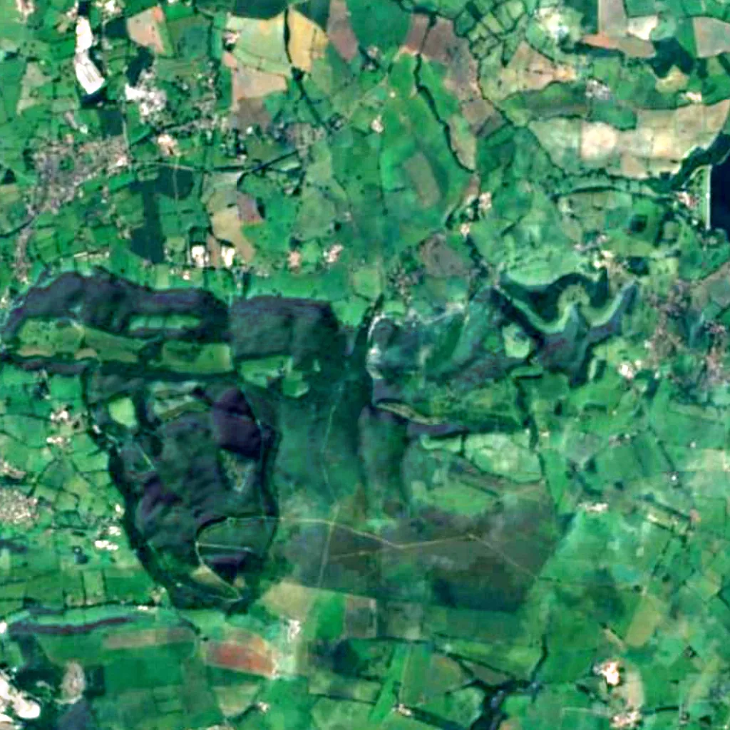 The ground above Aveline's Hole (Sentinel-2)