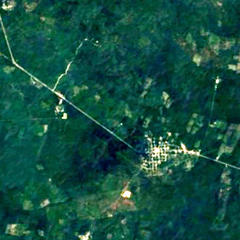 The ground above Balankanche (Sentinel-2)