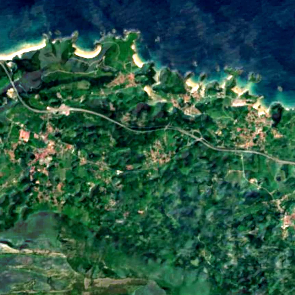 The ground above Balmori cave (Sentinel-2)