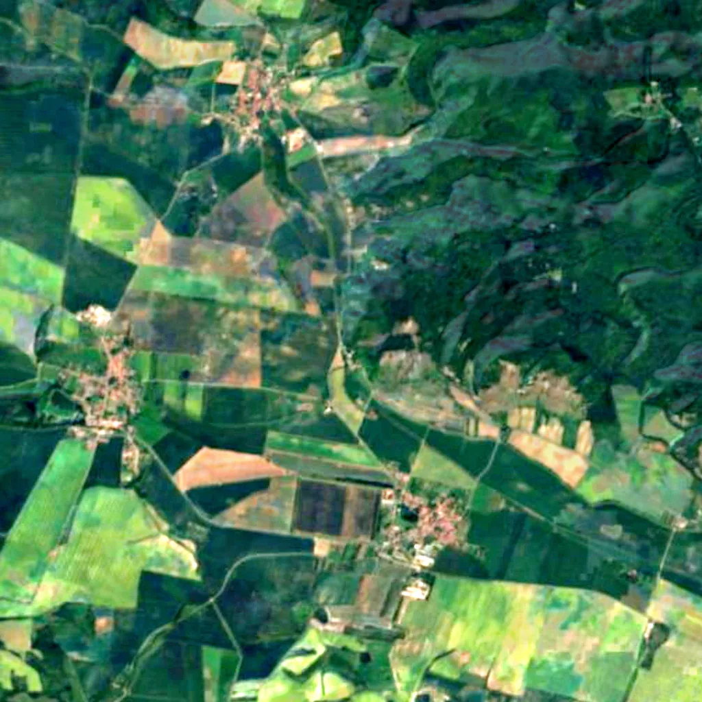 The ground above Barbarossa Cave (Sentinel-2)