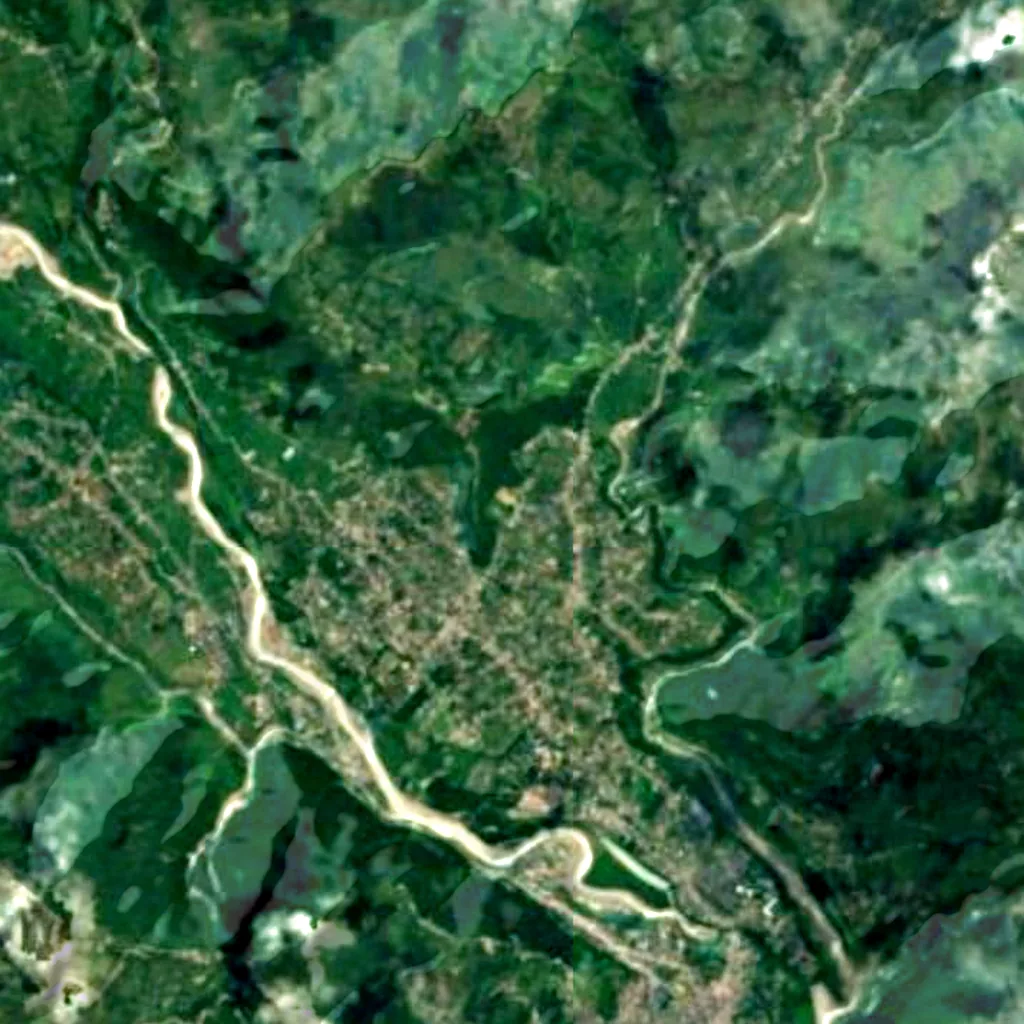 The ground above Bat Cave (Sentinel-2)