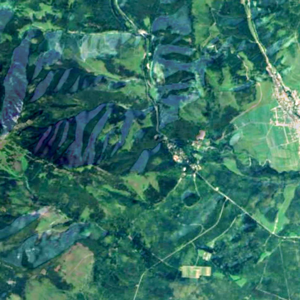 The ground above Belianska Cave (Sentinel-2)