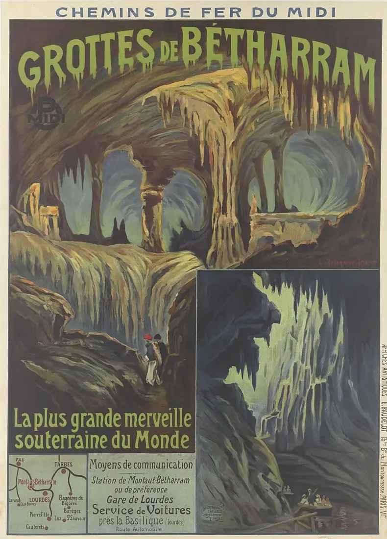 Affiche Grottes de Bétharram