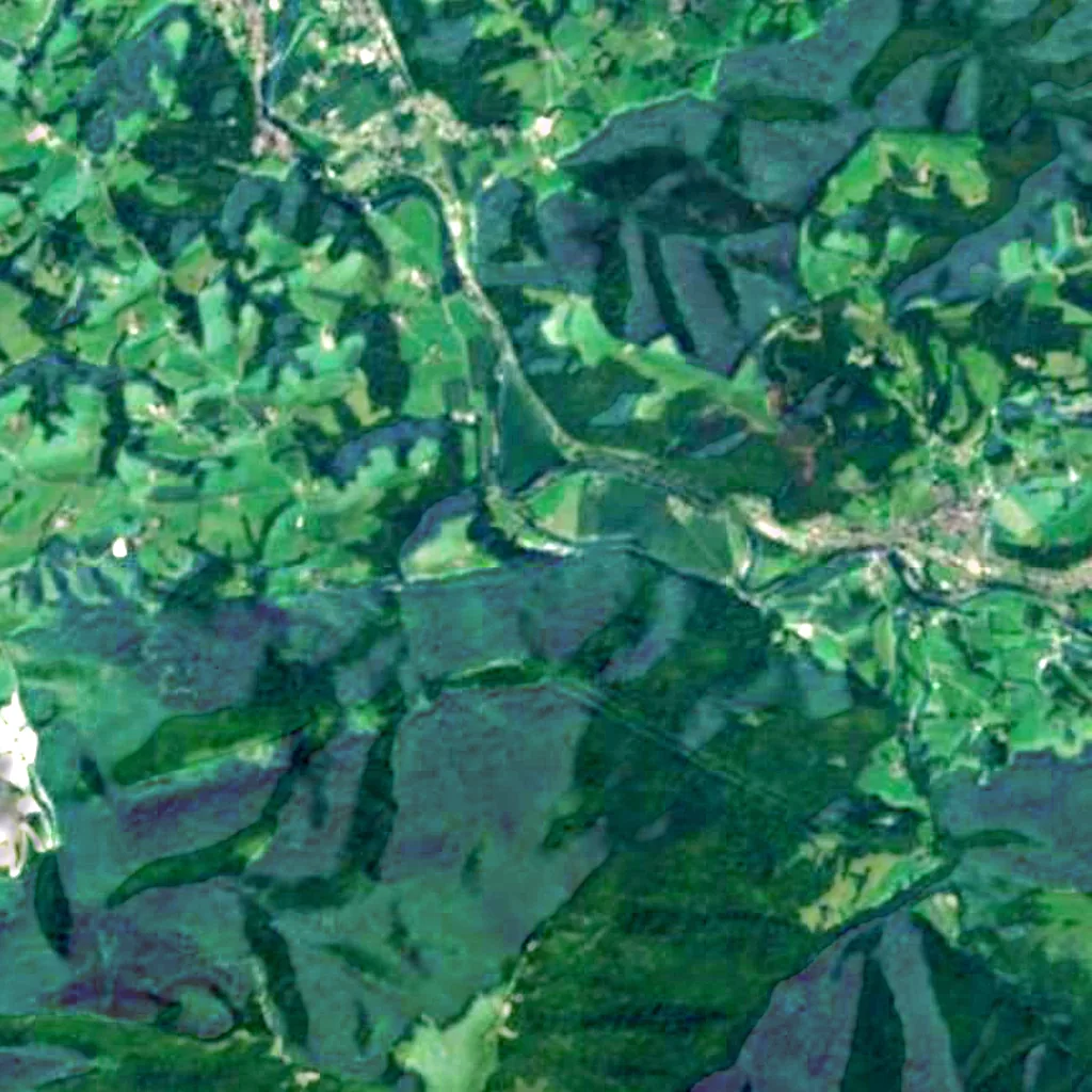 The ground above Bétharram caves (Sentinel-2)