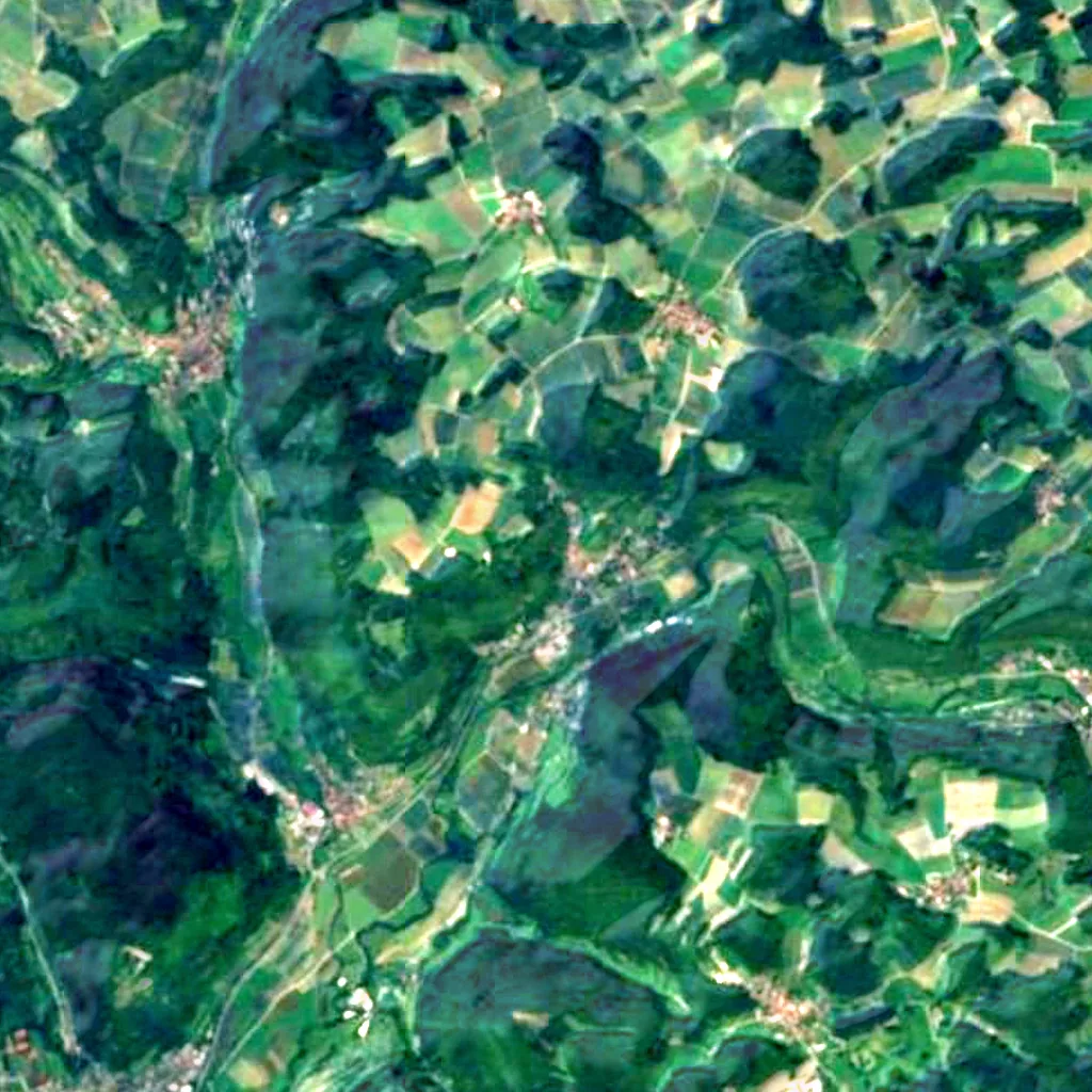 The ground above Bing Cave (Sentinel-2)