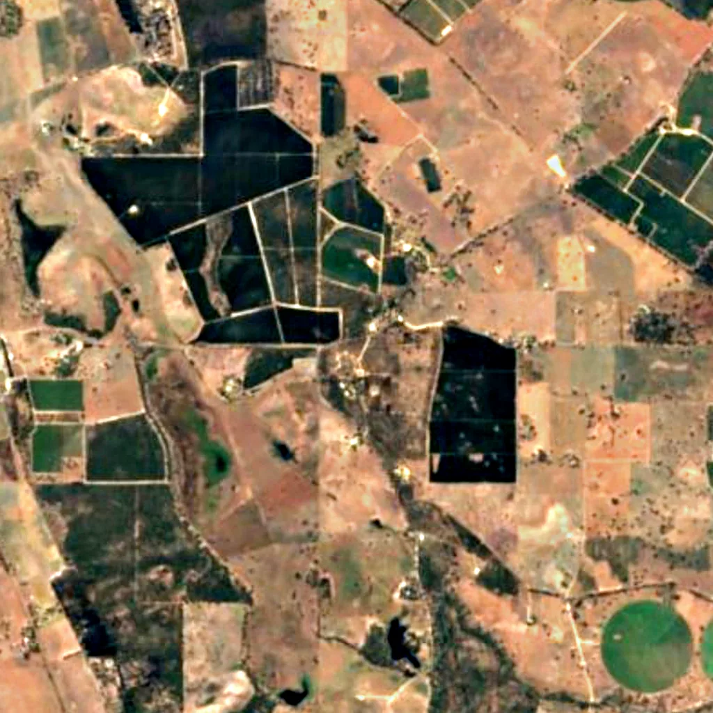 The ground above Blanche Cave (Sentinel-2)