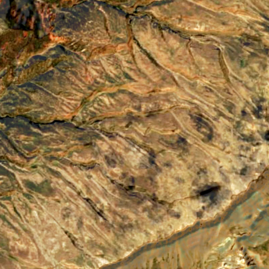 The ground above Boybuloq (Sentinel-2)