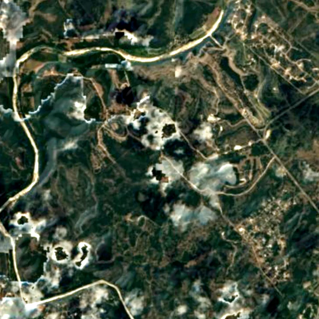 The ground above Bracken Cave (Sentinel-2)