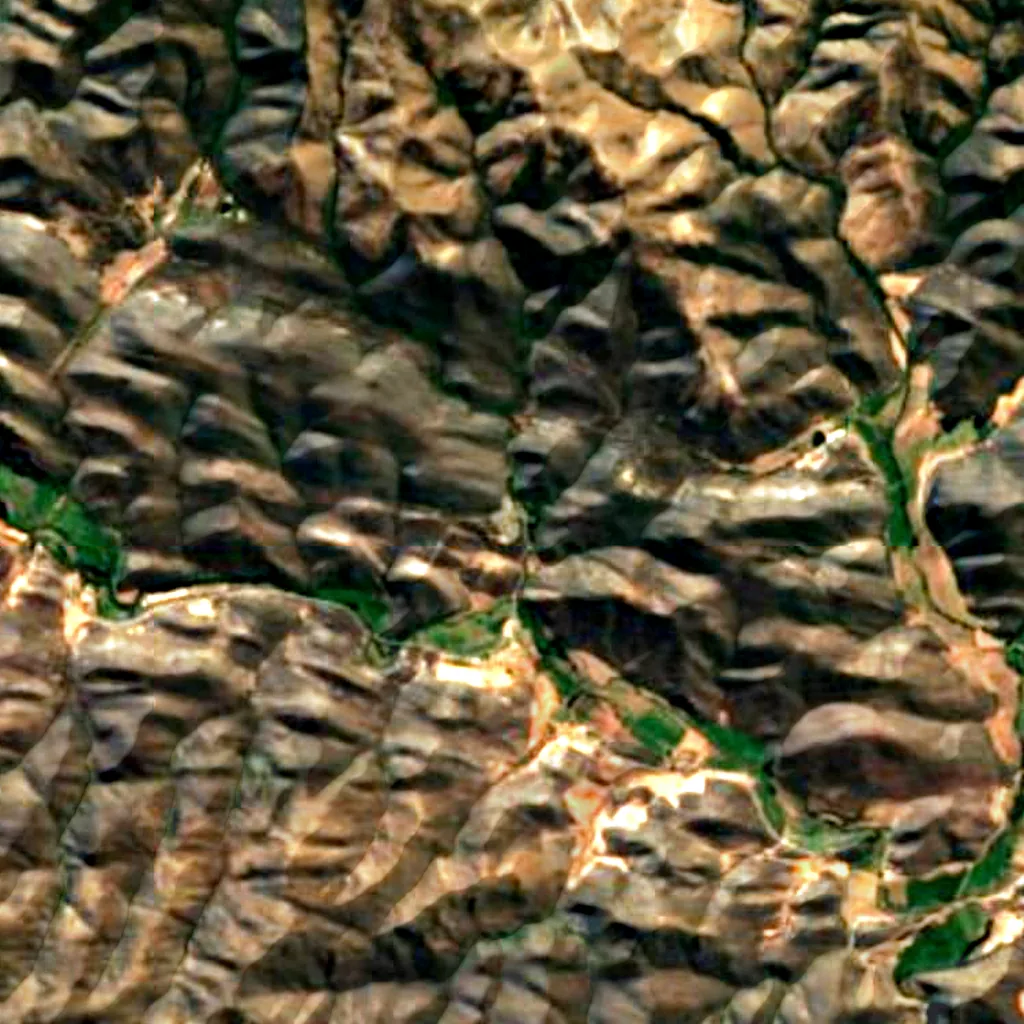 The ground above Cango Caves (Sentinel-2)