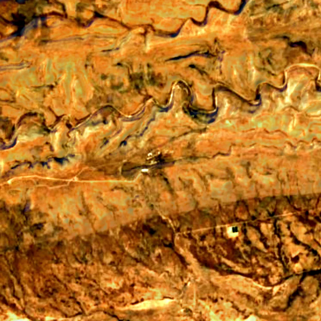 The ground above Carlsbad Cavern (Sentinel-2)