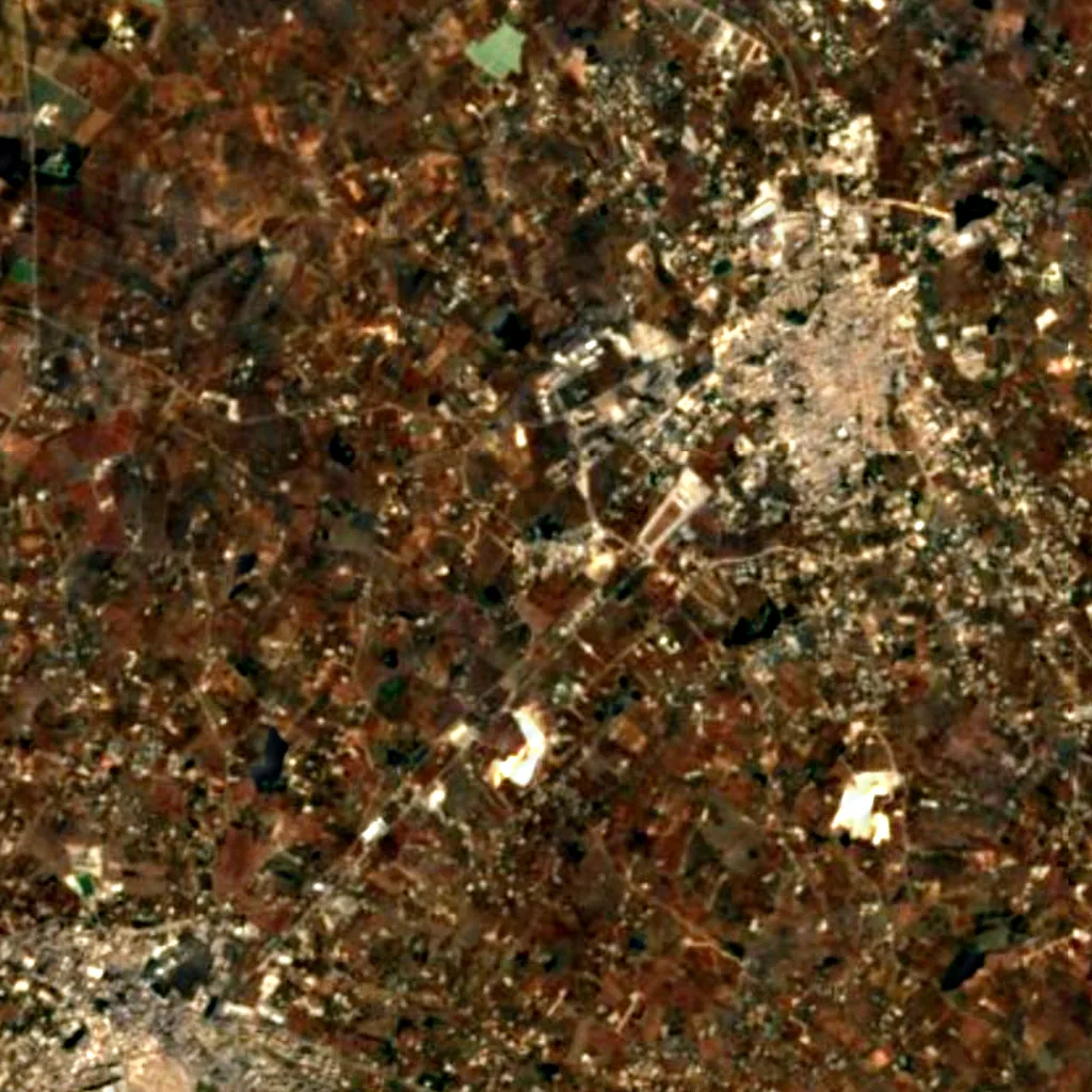 The ground above Castellana Caves (Sentinel-2)