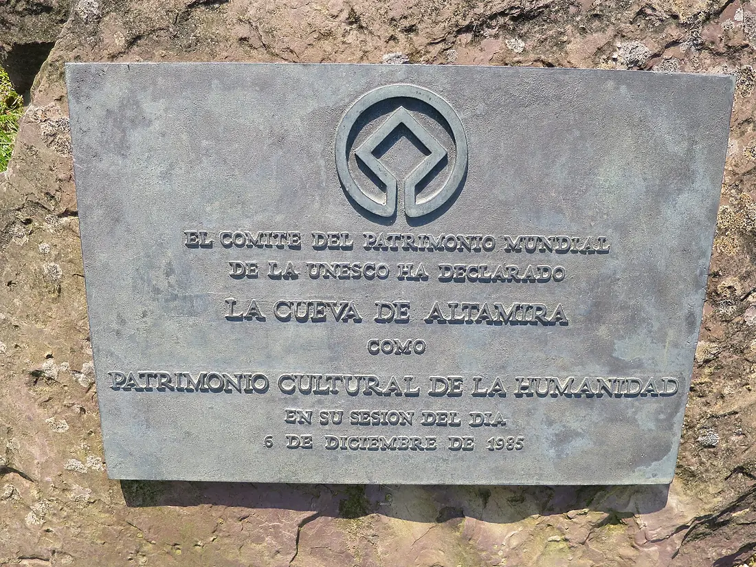 Altamira UNESCO-Plakette