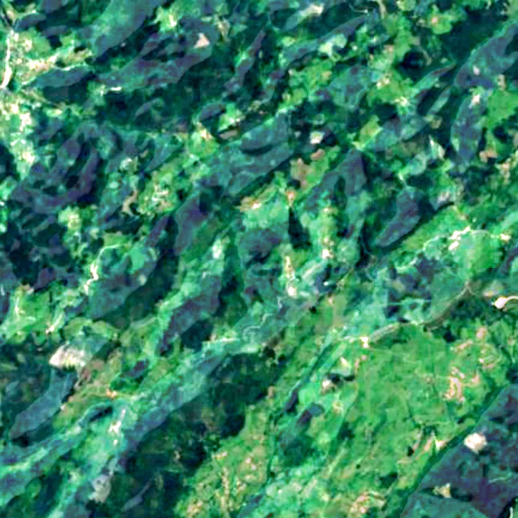 The ground above Cave of Candamo (Sentinel-2)