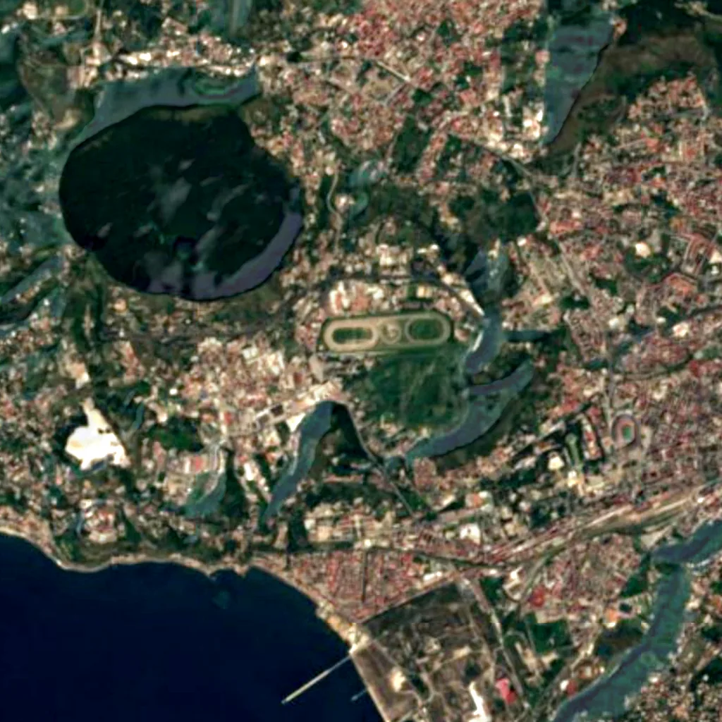 The ground above Cave of Dogs (Sentinel-2)