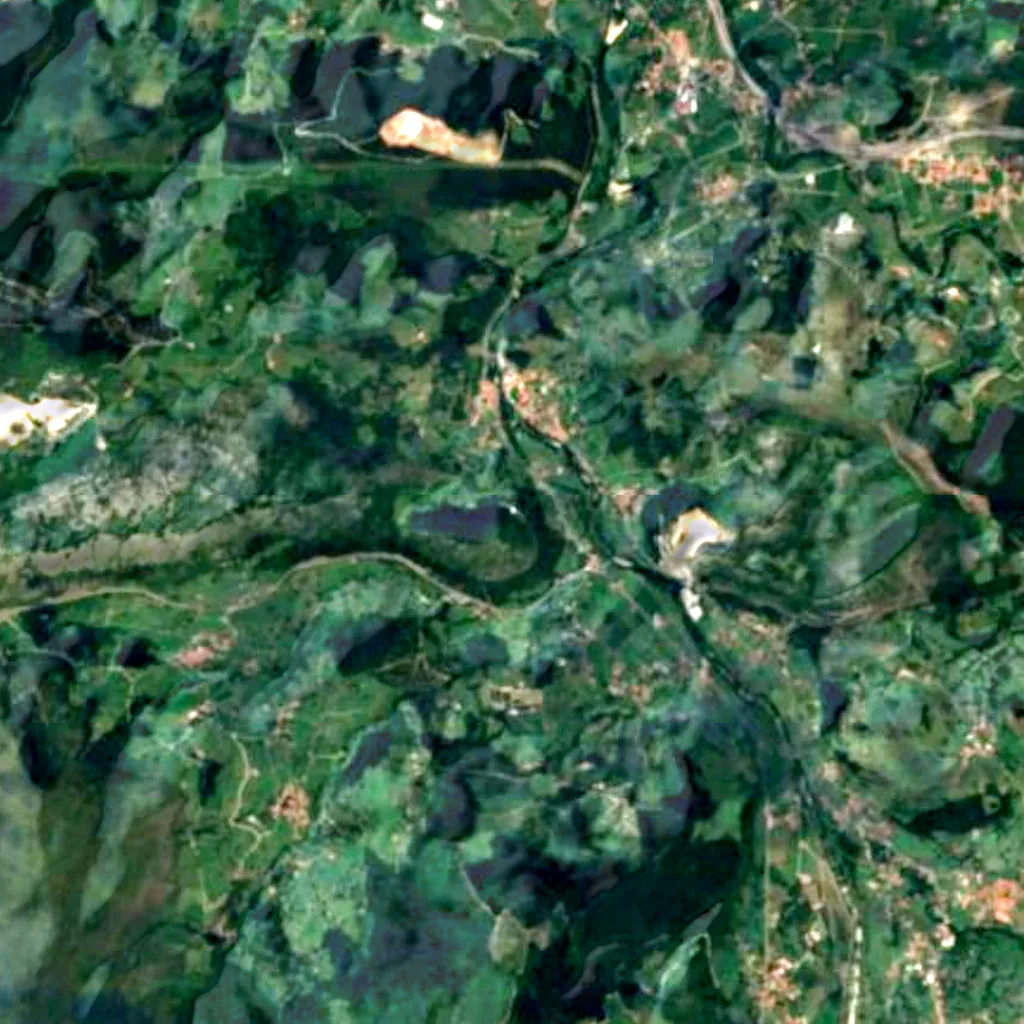 The ground above Cave of El Castillo (Sentinel-2)