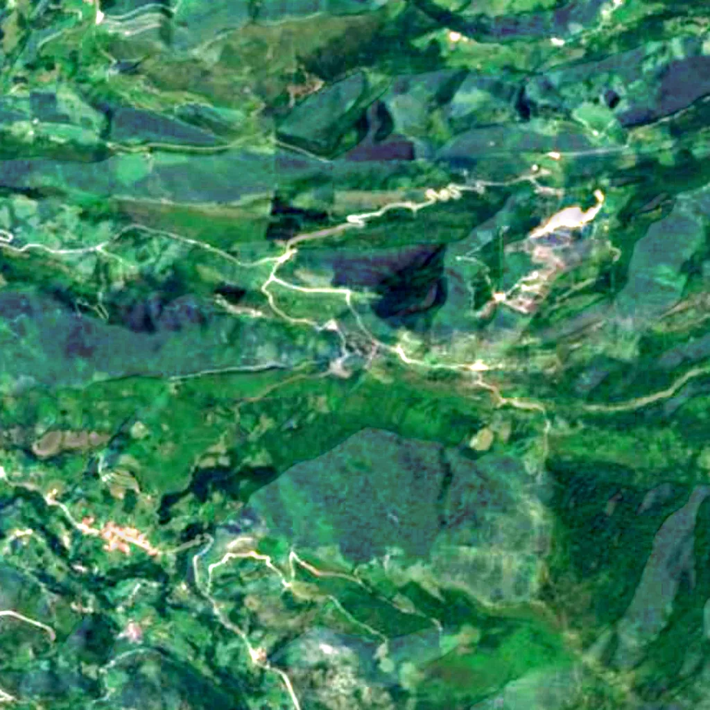 The ground above Cave of El Soplao (Sentinel-2)
