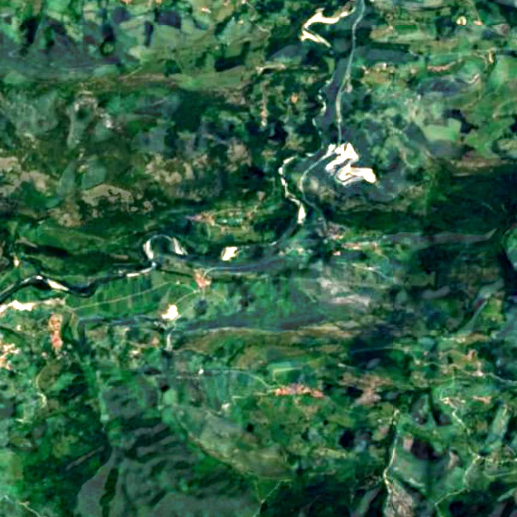 The ground above Cave of La Loja (Sentinel-2)