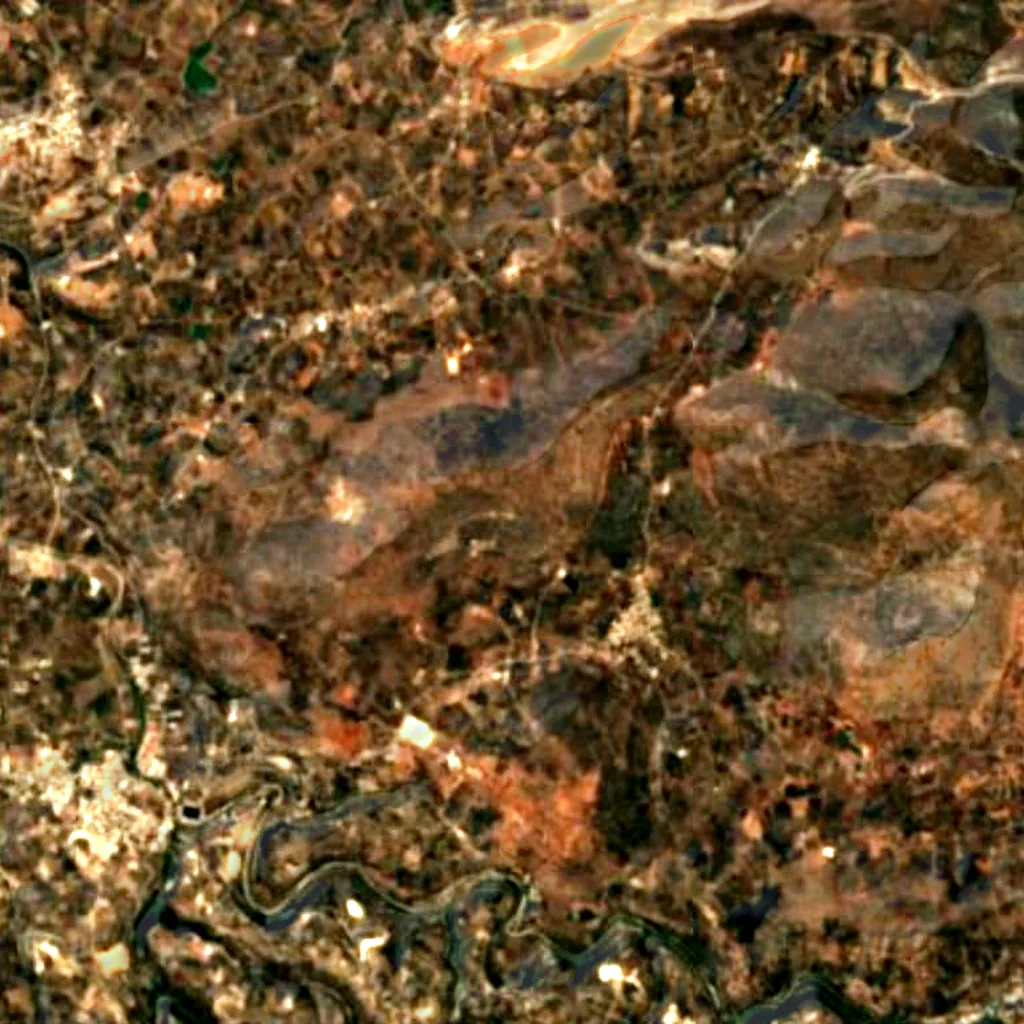 The ground above Cave of Melidoni (Sentinel-2)