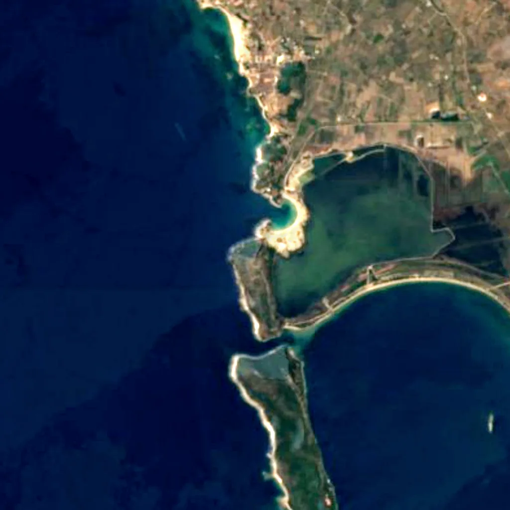 The ground above Cave of Nestor (Sentinel-2)