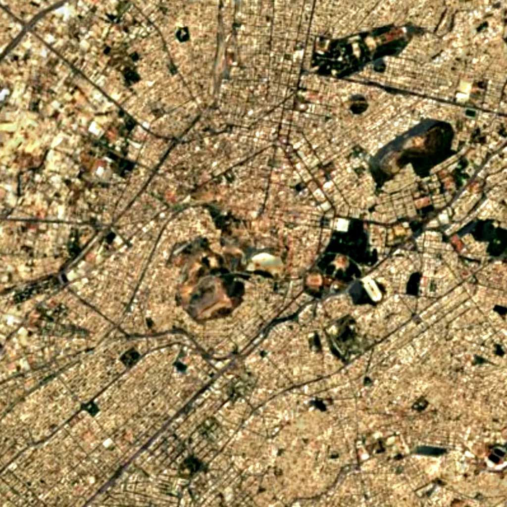 The ground above Cave of Pan (Sentinel-2)