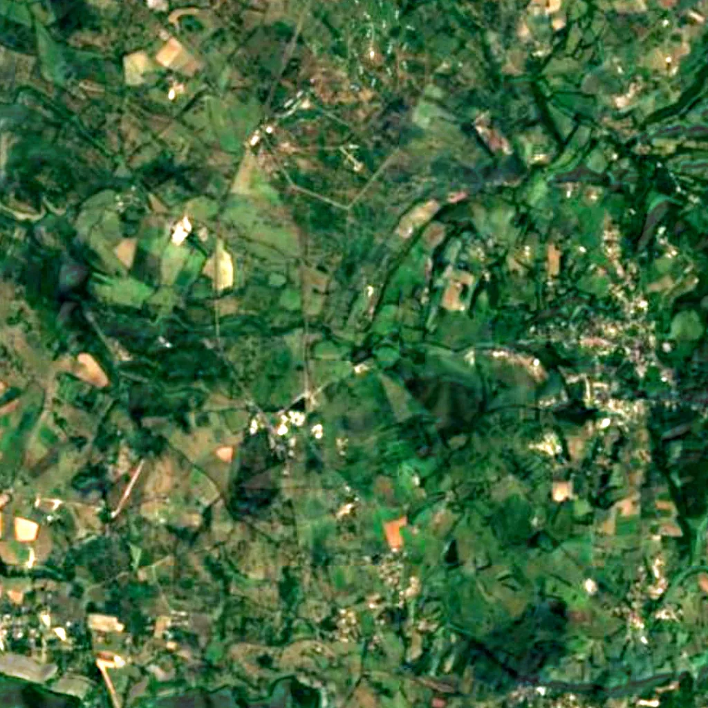 The ground above Cave of Reveillon (Sentinel-2)