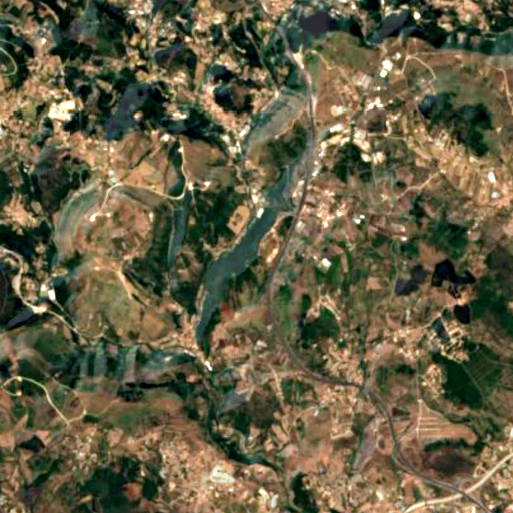 The ground above Cave of Salemas (Sentinel-2)