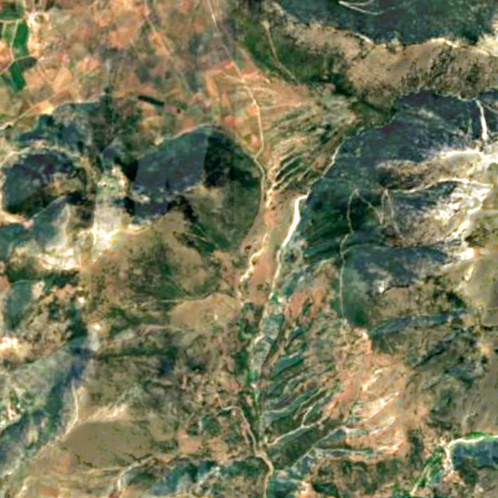 The ground above Cave of the Lakes (Sentinel-2)