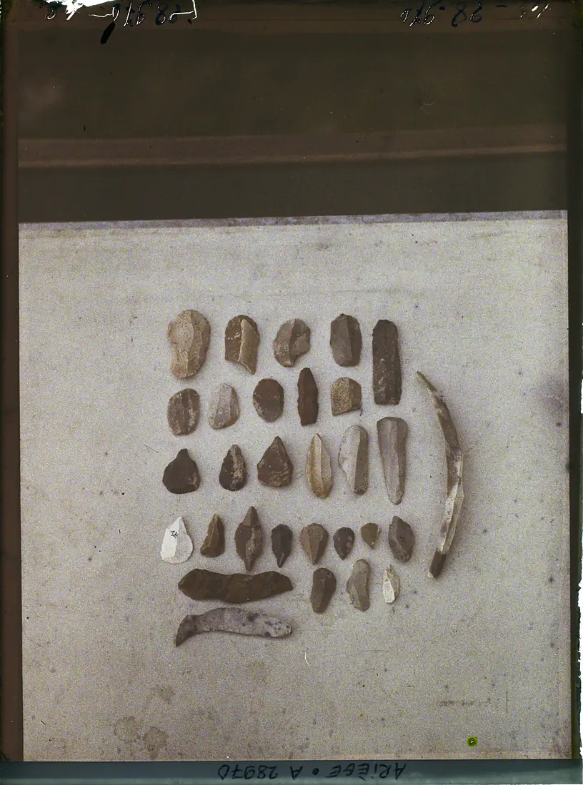 Silex des grottes des Trois-Frères et du Tuc d'Audoubert - A28970S