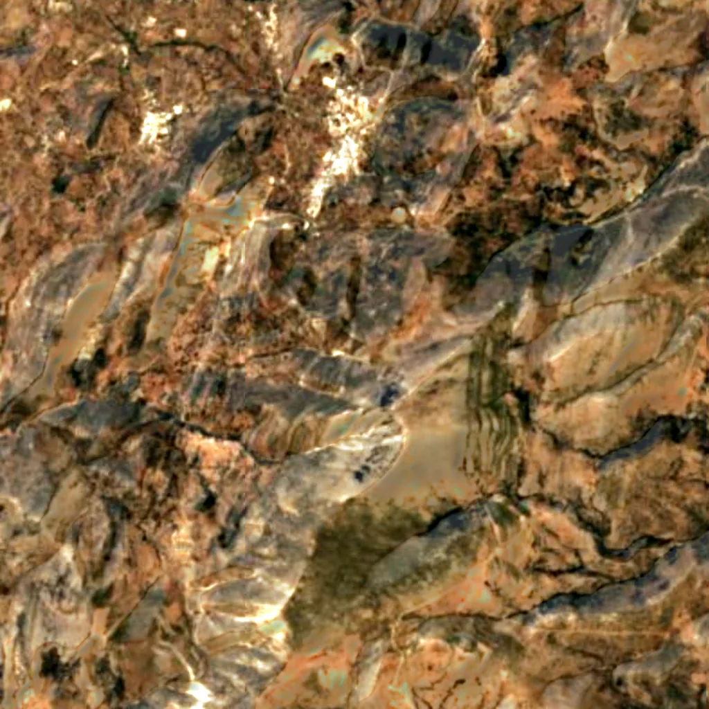 The ground above Cave of Zas on Naxos (Sentinel-2)