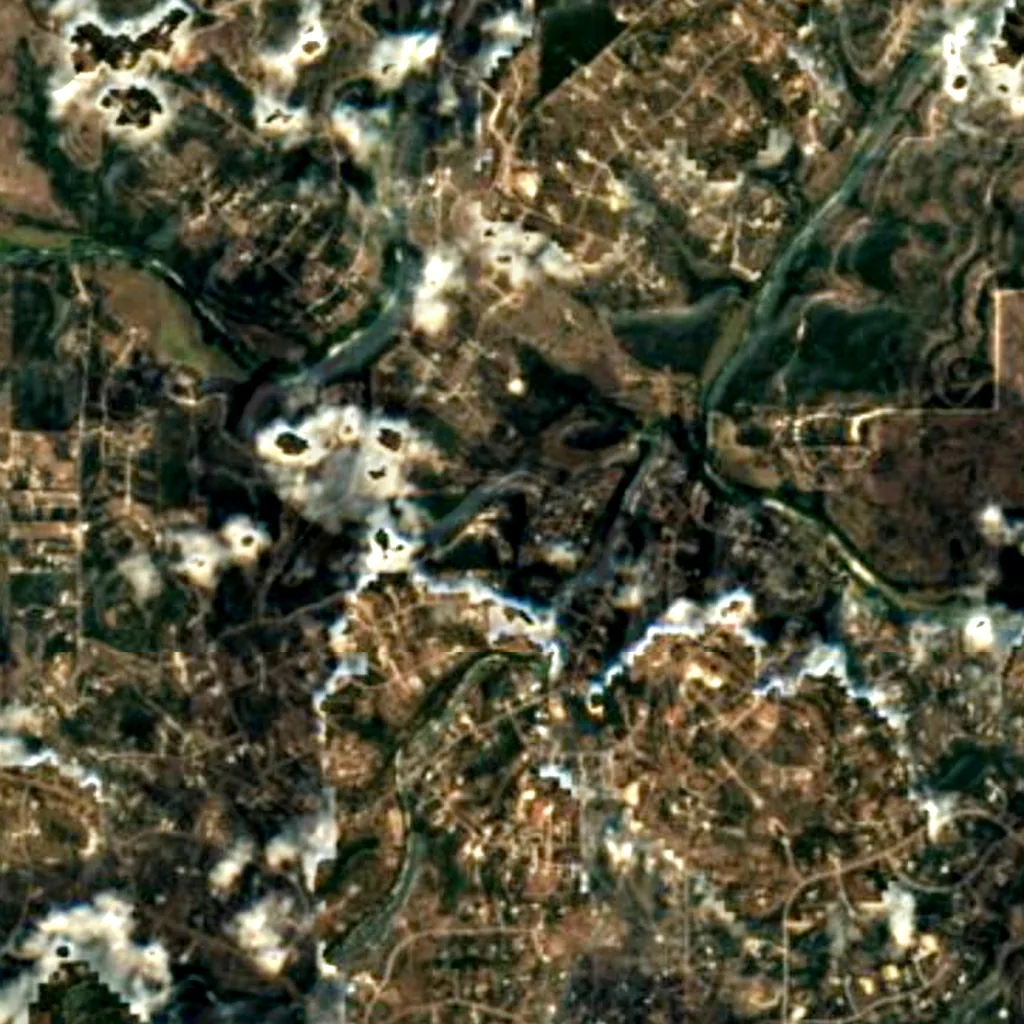 The ground above Cave Without a Name (Sentinel-2)