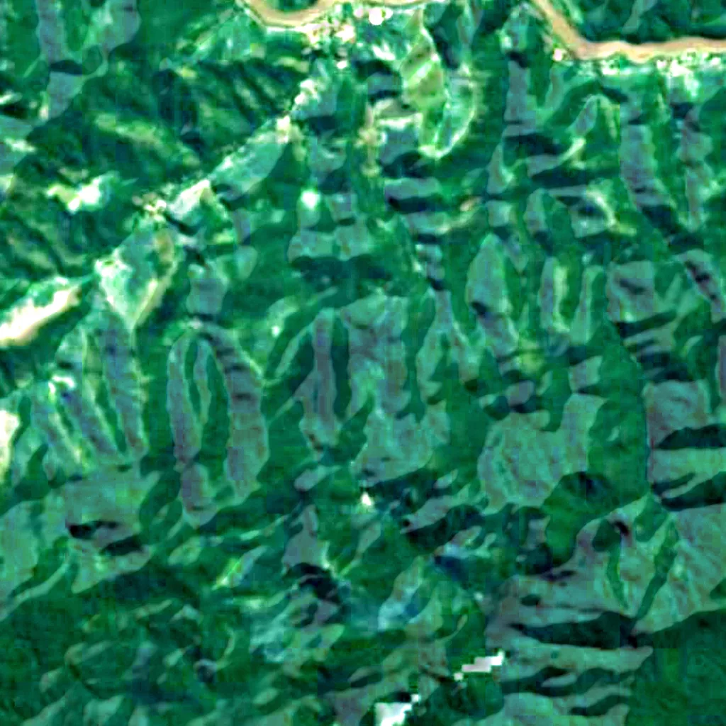The ground above Caverna do Diabo (Sentinel-2)