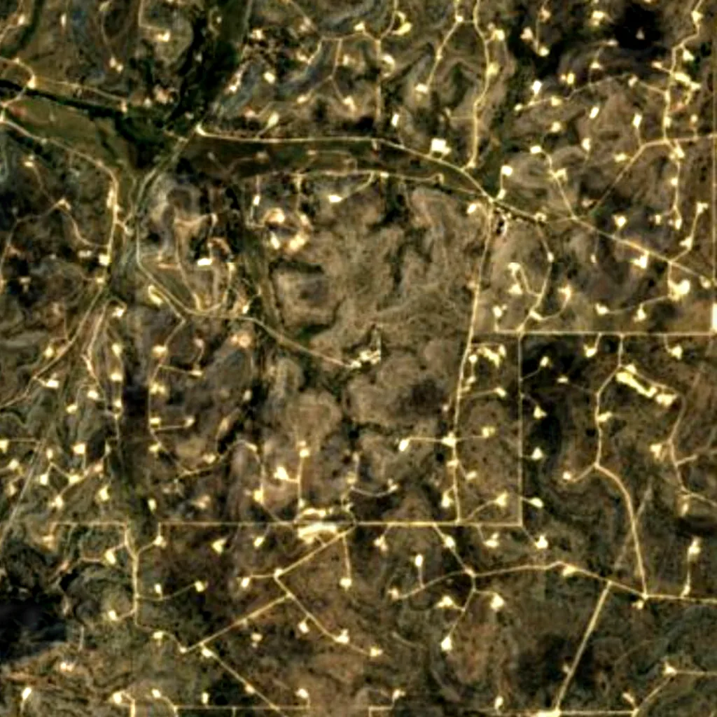 The ground above Caverns of Sonora (Sentinel-2)