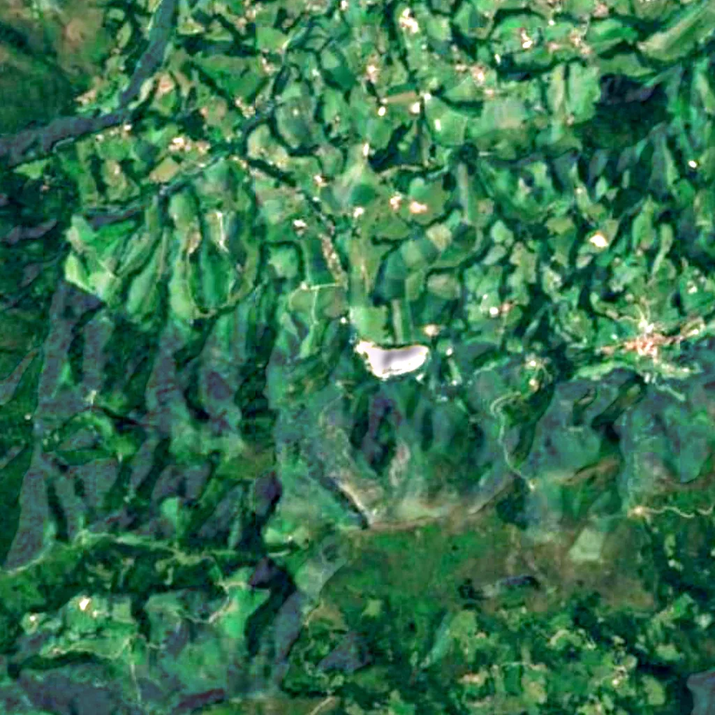 The ground above Caves of Sare (Sentinel-2)