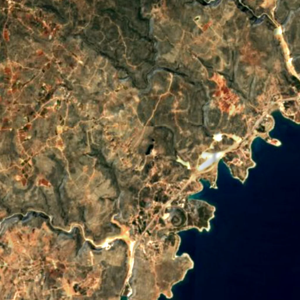 The ground above Cennet and Cehennem (Sentinel-2)