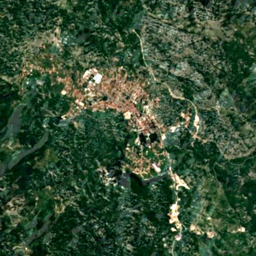 The ground above Cetinje Cave (Sentinel-2)
