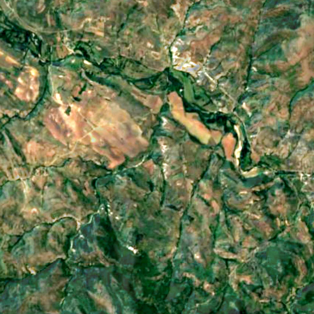 The ground above Cocev Kamen (Sentinel-2)