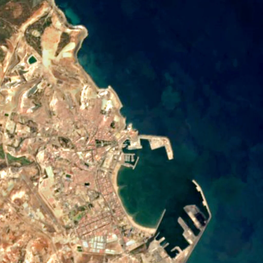 The ground above Conventico Caves (Sentinel-2)