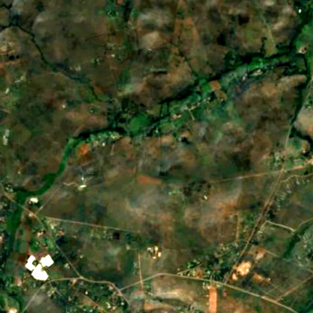 The ground above Coopers Cave (Sentinel-2)