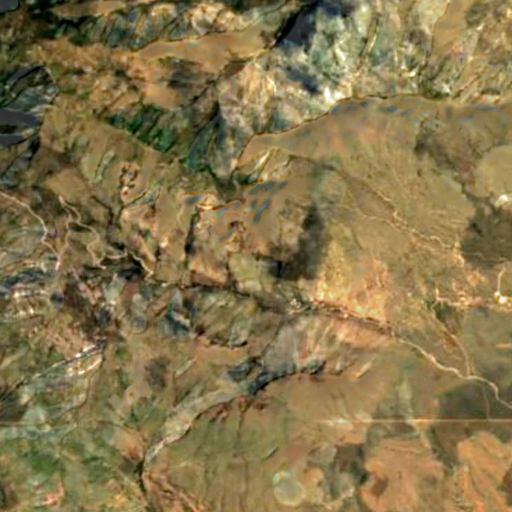 The ground above Coronado cave (Sentinel-2)