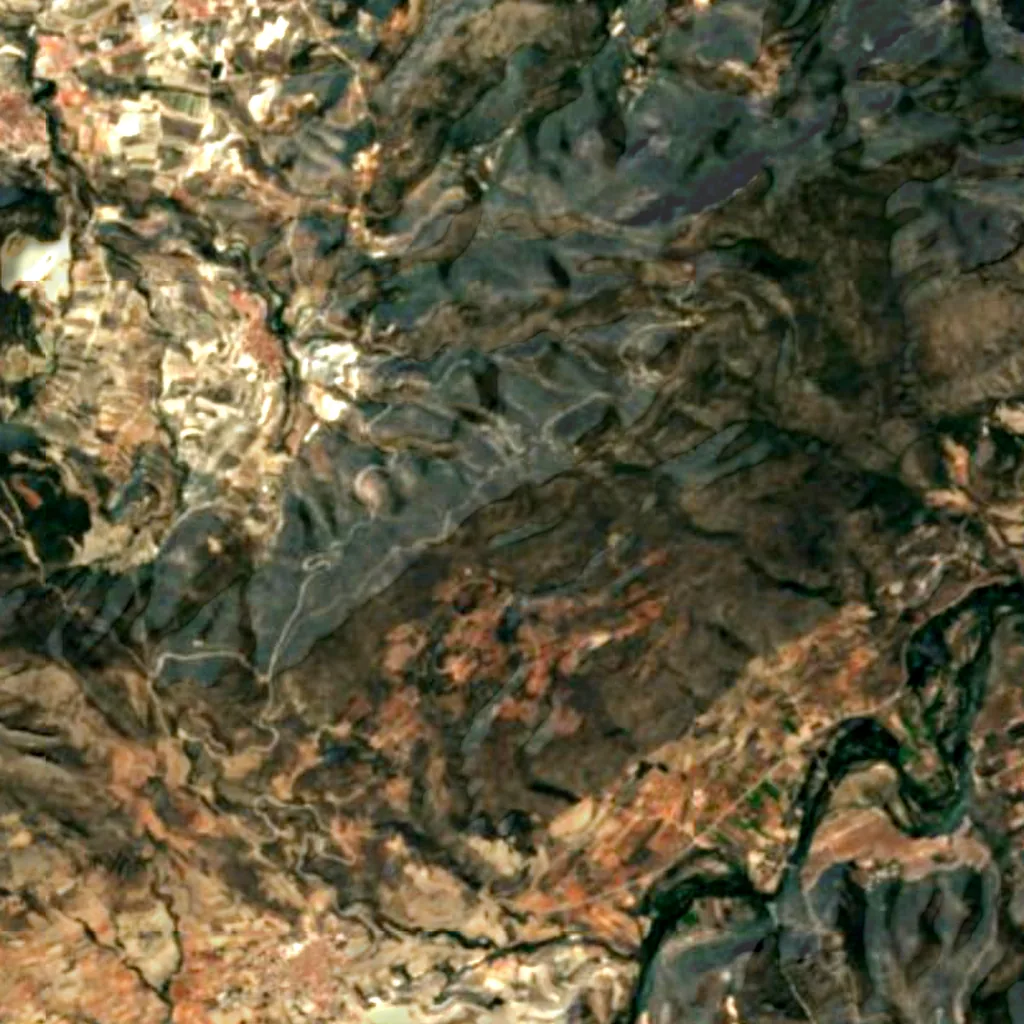 The ground above Cova de l'Or (Sentinel-2)